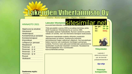 vihertaimisto.fi alternative sites