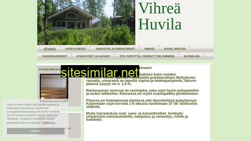vihreahuvila.fi alternative sites