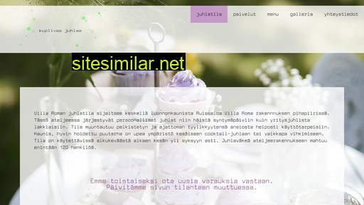 villaromanjuhlatila.fi alternative sites