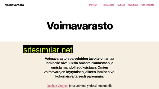 voimavarasto.fi alternative sites