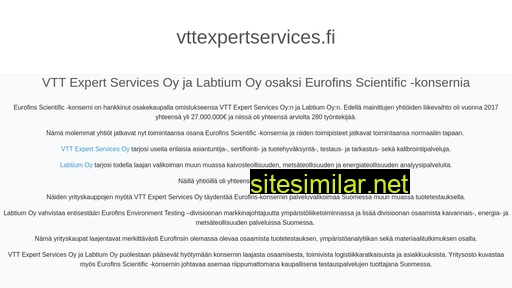 vttexpertservices.fi alternative sites