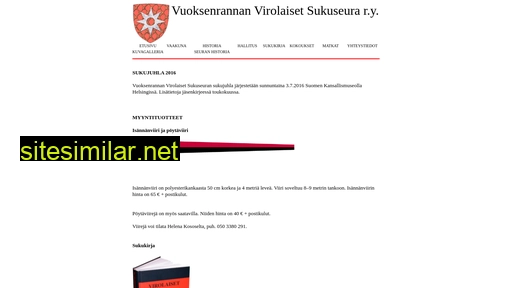vuoksenrannanvirolaiset.fi alternative sites