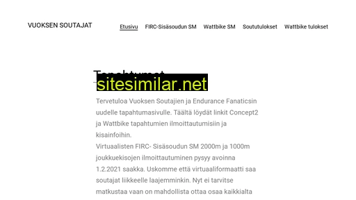 vuoksensoutajat.fi alternative sites