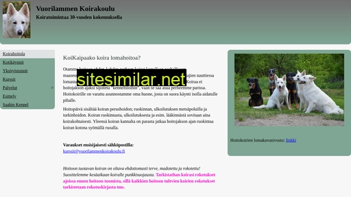 vuorilammenkoirakoulu.fi alternative sites