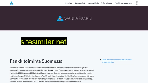 wanhapankki.fi alternative sites
