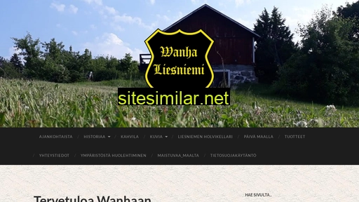 wanhaliesniemi.fi alternative sites