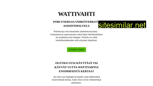 wattivahti.fi alternative sites