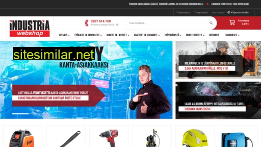 webshop.industriacenter.fi alternative sites
