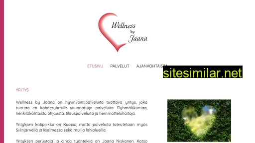 wellnessbyjaana.fi alternative sites