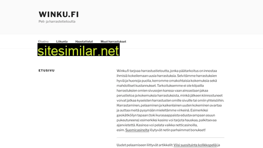 winku.fi alternative sites