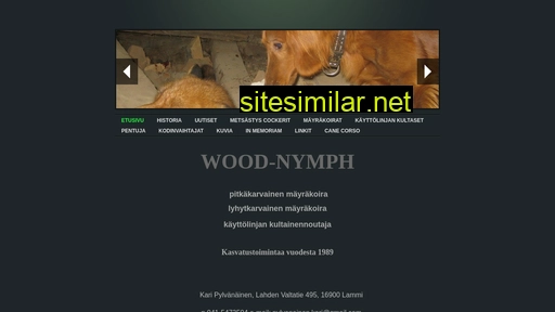 Wood-nymph similar sites