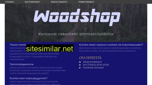 woodshop.fi alternative sites
