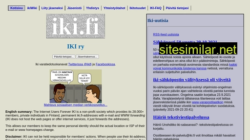 www.iki.fi alternative sites