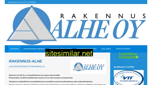 www.rakennus-alhe.fi.testwww.yritysweb.fi alternative sites