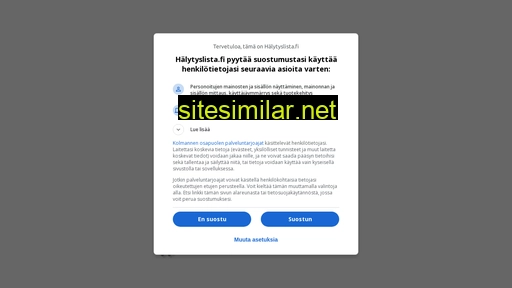 hälytyslista.fi alternative sites