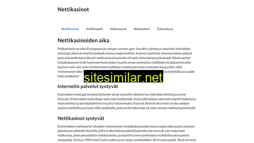 hyvänettikasino.fi alternative sites