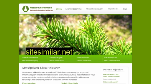 metsäsuunnitelmat.fi alternative sites
