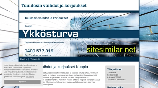 ykkosturvatuulilasi.fi alternative sites