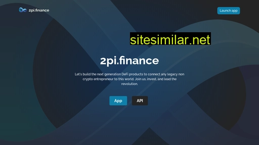 2pi.finance alternative sites