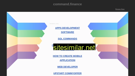 command.finance alternative sites