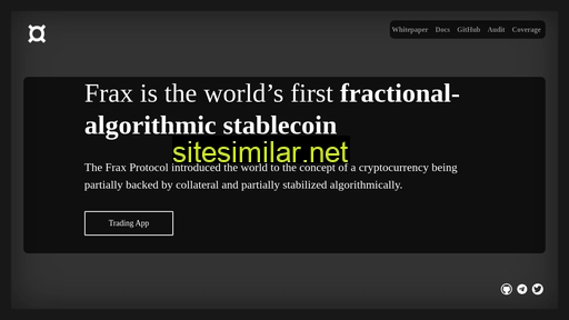 frax.finance alternative sites