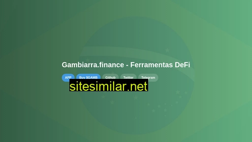 gambiarra.finance alternative sites