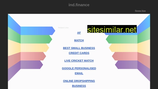 ind.finance alternative sites