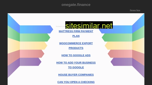 onegate.finance alternative sites