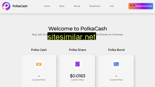 polkacash.finance alternative sites
