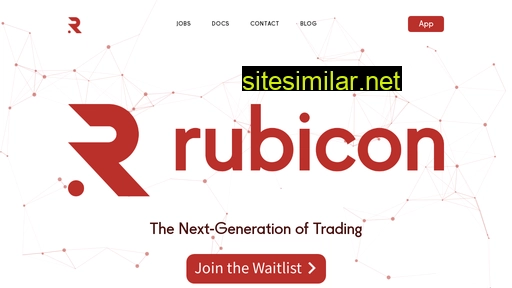 rubicon.finance alternative sites