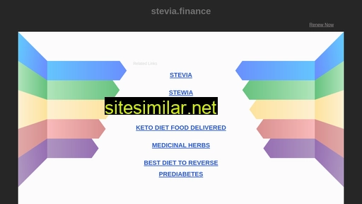 stevia.finance alternative sites