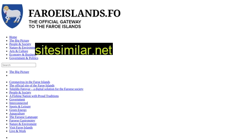 faroeislands.fo alternative sites