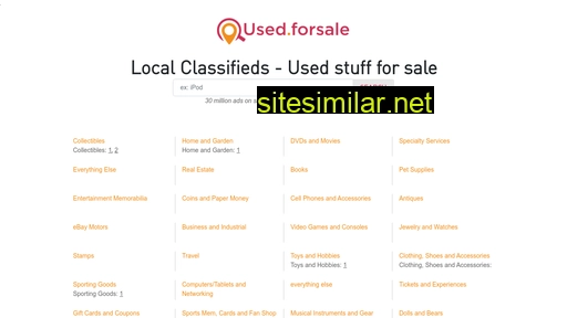 used.forsale alternative sites