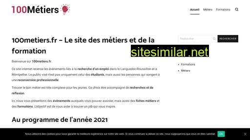 100metiers.fr alternative sites