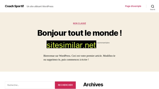 1coachsportif.fr alternative sites