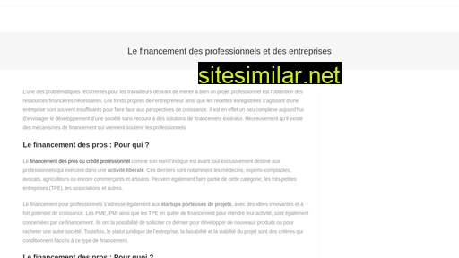 1pro1credit.fr alternative sites