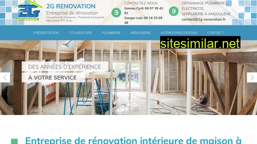 2g-renovation.fr alternative sites