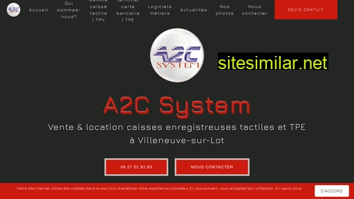 a2c-system-encaissement.fr alternative sites