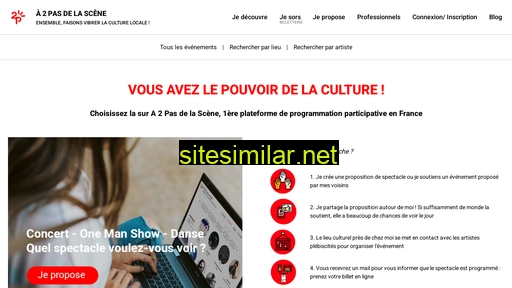 a2pasdelascene.fr alternative sites