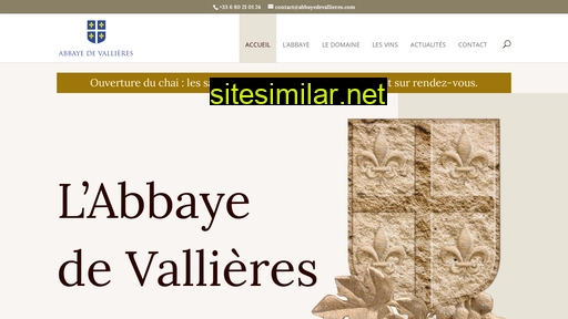 abbayedevallieres.fr alternative sites