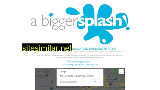 Abiggersplash similar sites