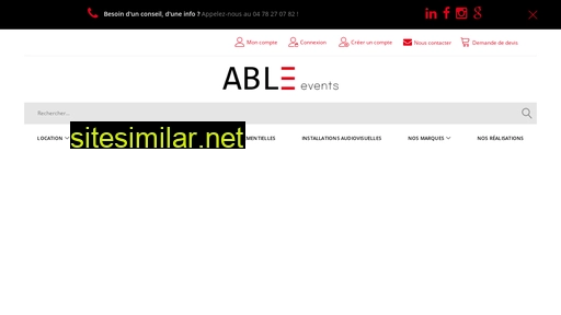 able-events.fr alternative sites