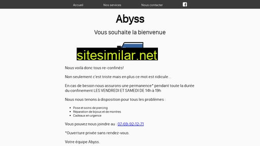 abyssbijoux.fr alternative sites