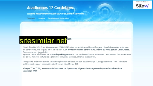 acadiennes17cordeliers.fr alternative sites