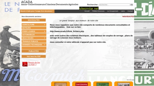 acada.fr alternative sites