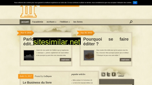 academie-des-ecrivains.fr alternative sites