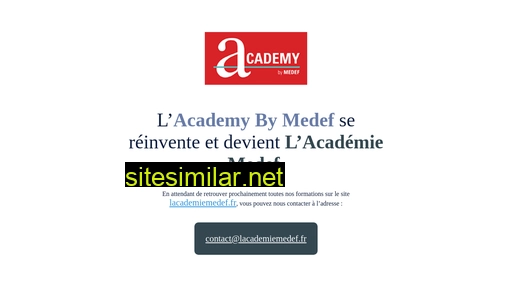 Academybymedef similar sites