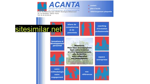 acanta-competences.fr alternative sites