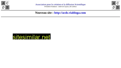 acdsweb.free.fr alternative sites