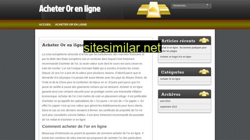 acheterorenligne.fr alternative sites